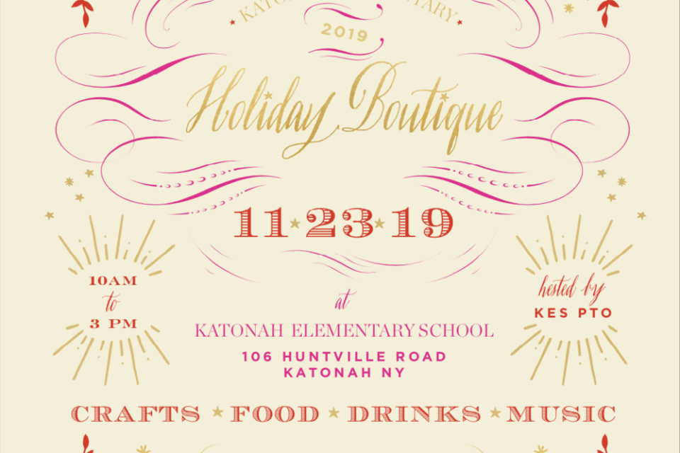 Katonah Elementary School PTO Holiday Gift Fair Flyer